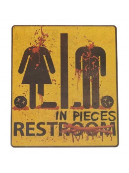 Déco halloween toilettes zombie