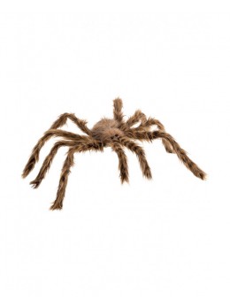 Araignée velue marron 65cm