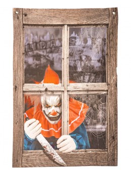 Toile imprimée clown d'Halloween