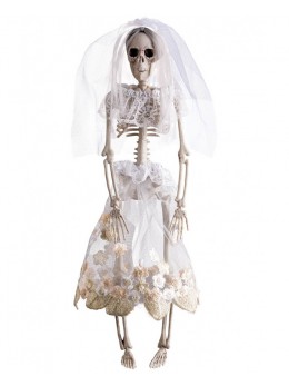 Déco squelette mariée 40cm