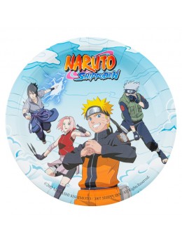 8 Assiettes Naruto