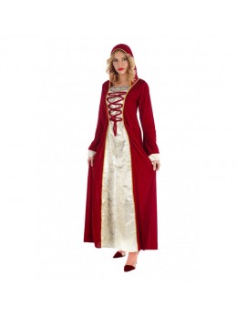 Déguisement robe médiévale rouge