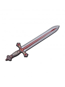 Epée mousse chevalier rouge 50cm