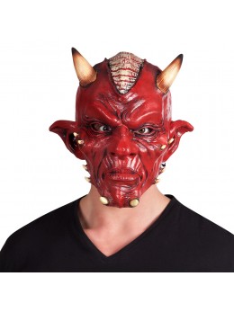 Masque latex de diable
