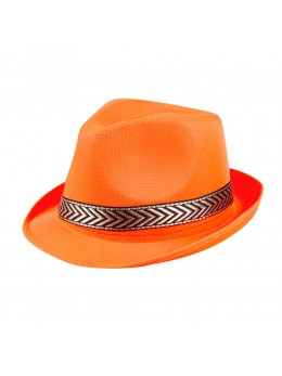 Chapeau Tony polyester orange