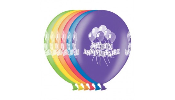 Ballons anniversaires décoration originale