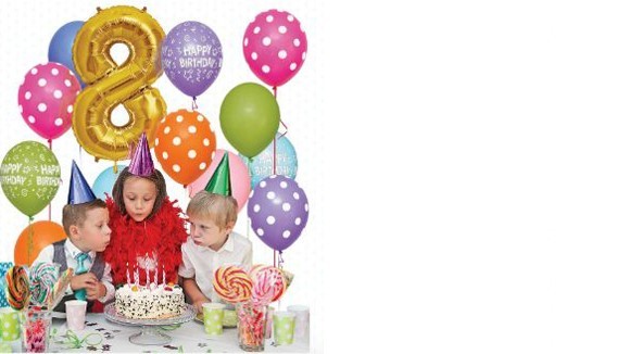 Kit ballons anniversaires décoration originale